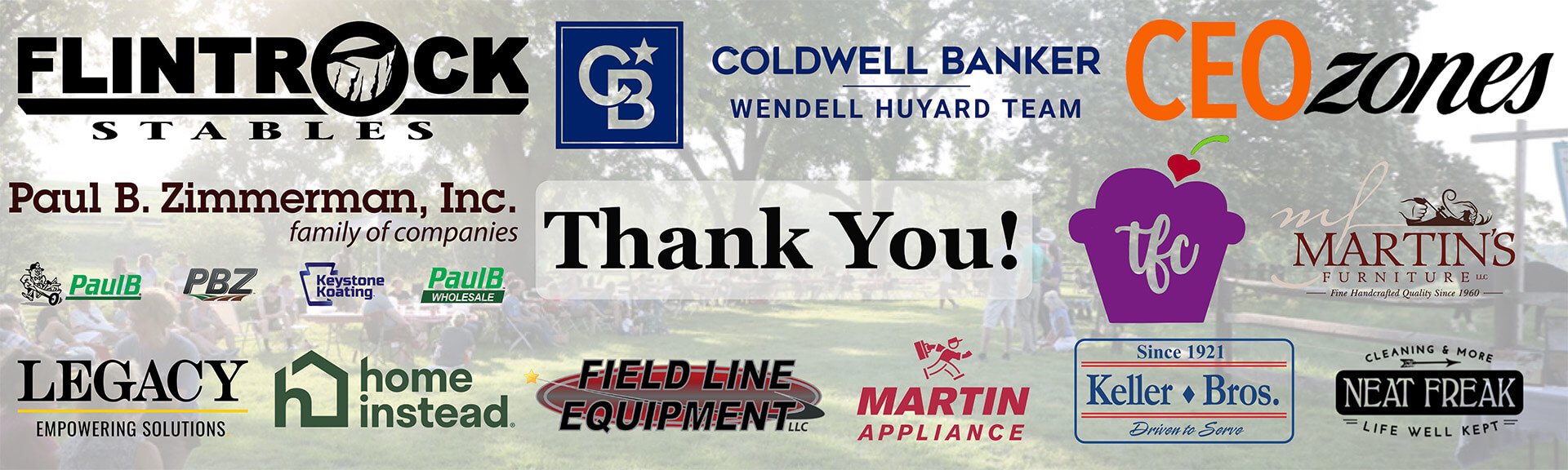 2025 Lawn Party Thankyou to our Sponsors